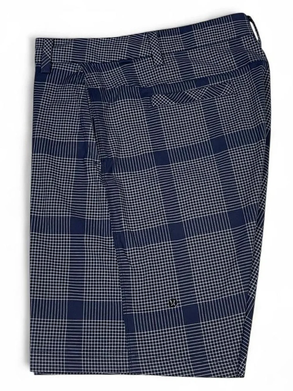 MINT Lululemon Kahuna 2.0 Commission Golf Shorts Navy Plaid Men’s Size W36 L10
